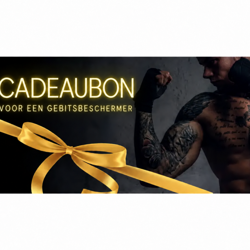 Cadeaubon voor een gebitsbeschermer op maat